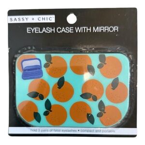 Sassy + Chic Eyelash Case with Mirror NWT